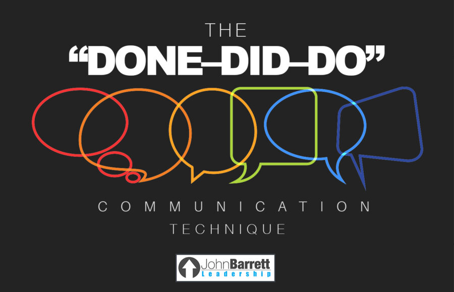 The “DONE–DID–DO” Communication Technique